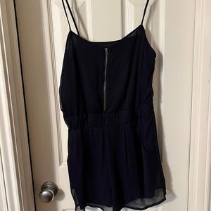 Navy blue romper